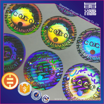 3D Rainbow Hologram Sticker Label